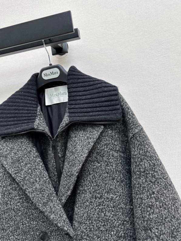 Пальто шерстяное с дллинным пуховым жилетом фото 3