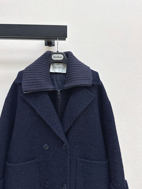 Пальто шерстяное с дллинным пуховым жилетом фото 7