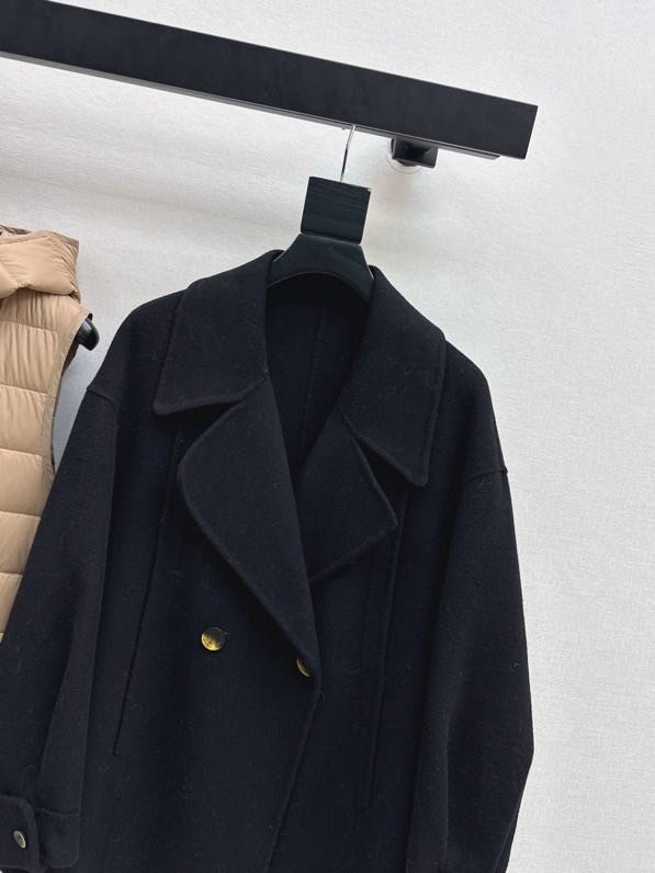 Пальто шерстяное с пуховой жилеткой фото 2