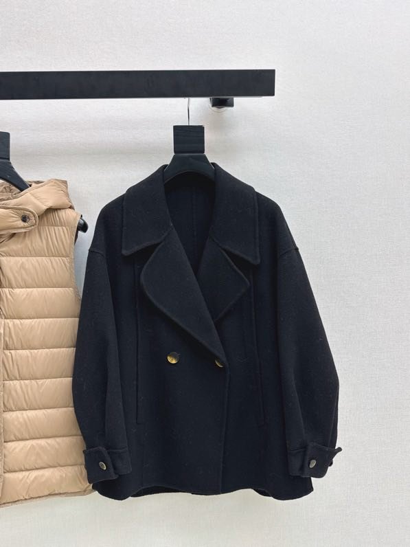 Пальто шерстяное с пуховой жилеткой фото 6