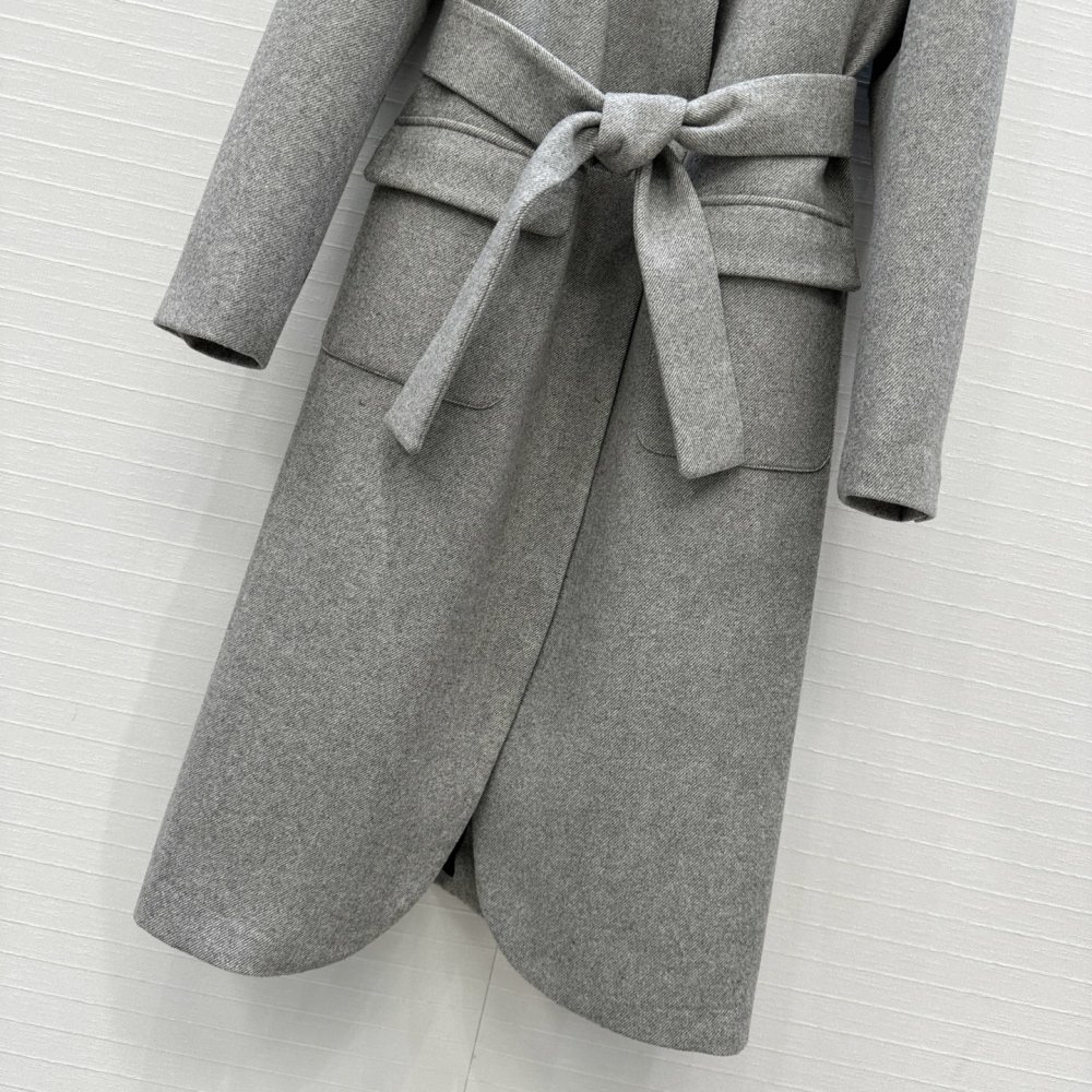 Пальто шерстяное женское фото 4