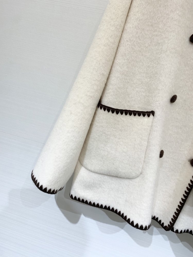 Пальто шерстяное женское фото 5