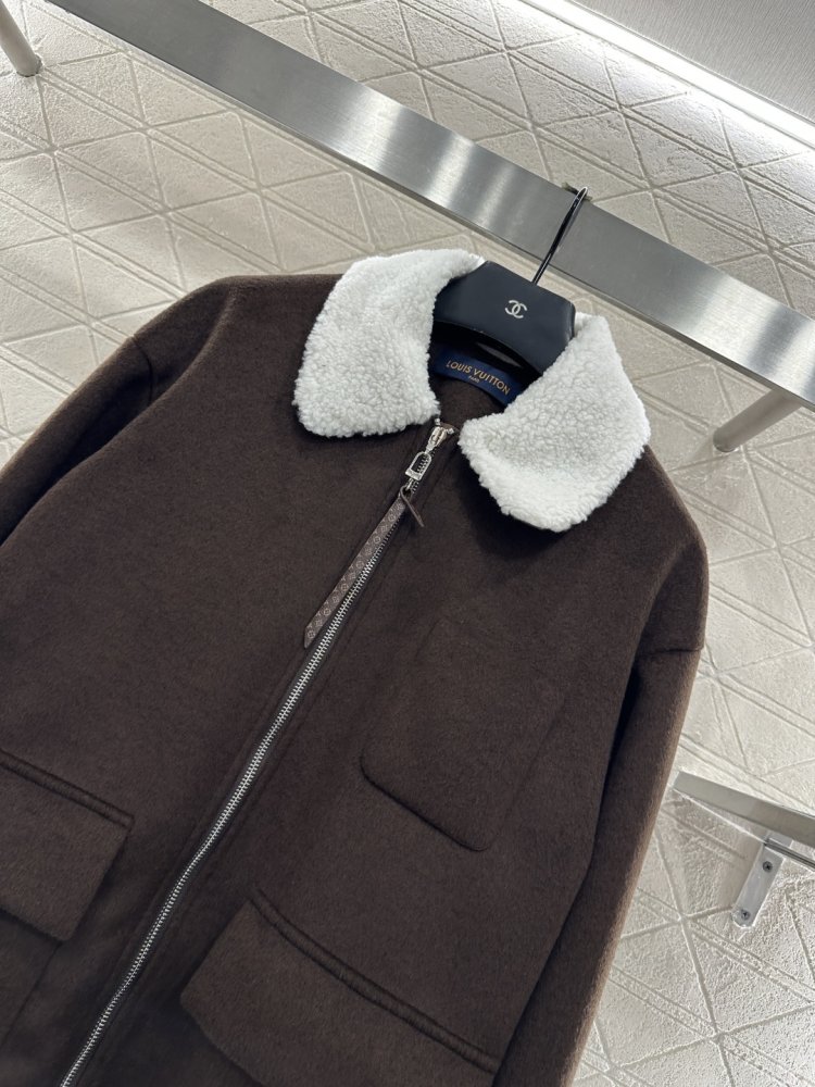 Пальто средней длины с лацканами фото 3