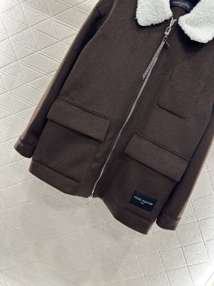 Пальто средней длины с лацканами фото 5