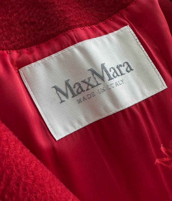 Пальто жіноче червоне фото 5