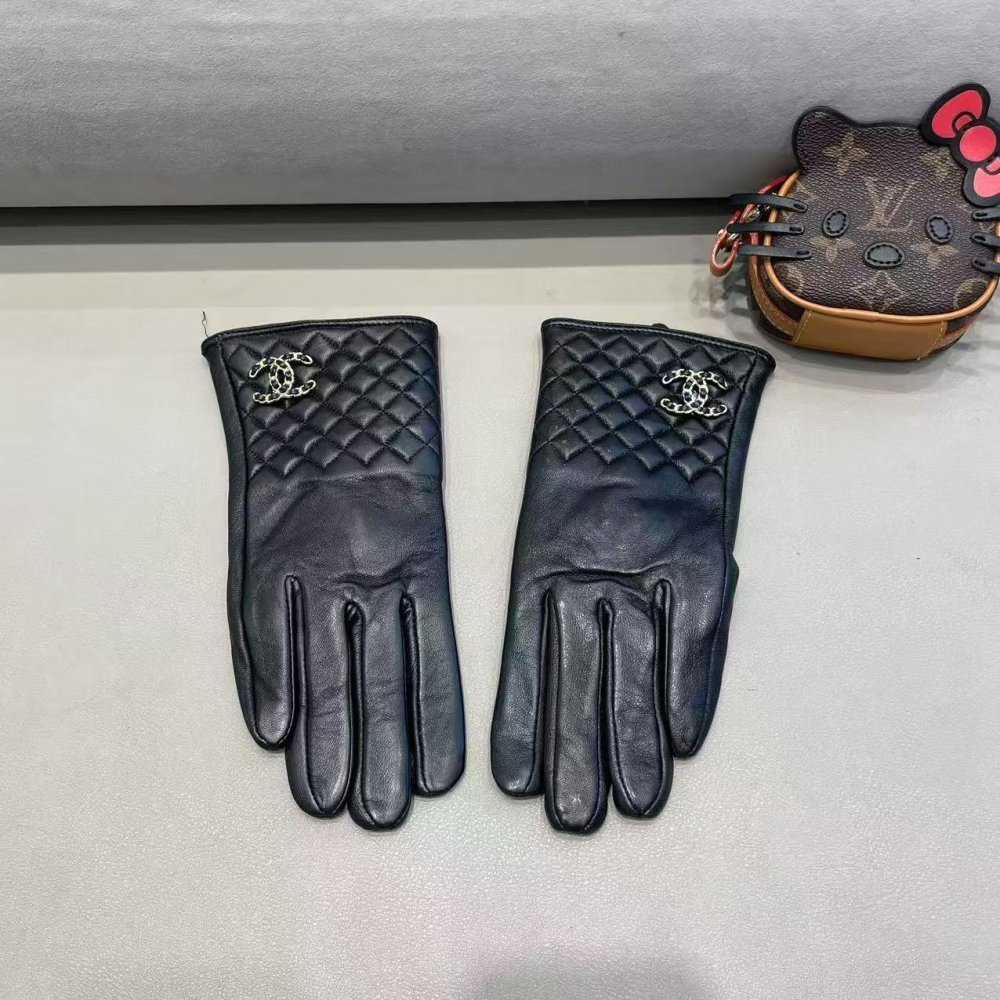 Перчатки кожаные женские фото 10