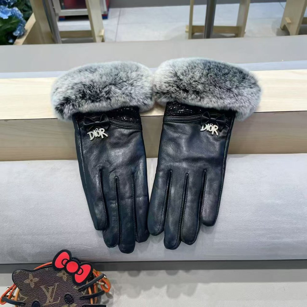 Перчатки кожаные женские фото 10