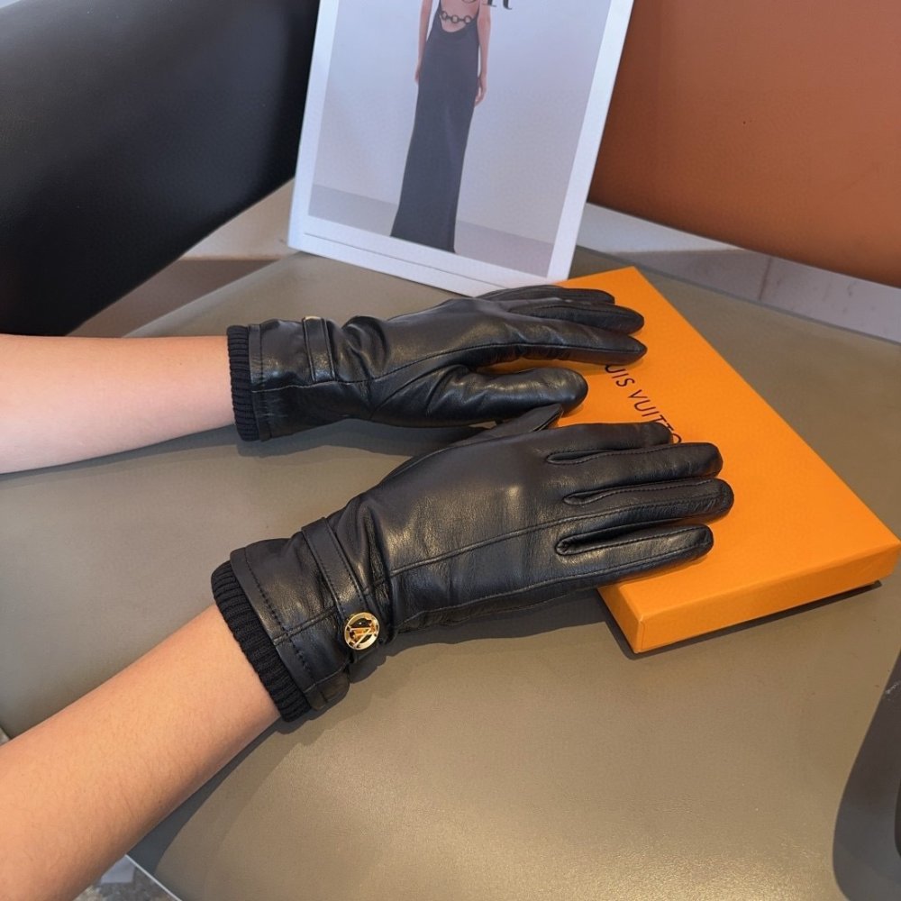 Перчатки кожаные женские фото 10