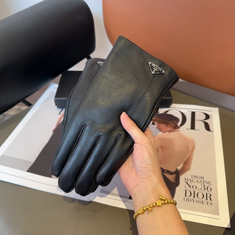 Gloves leather women's фото 10