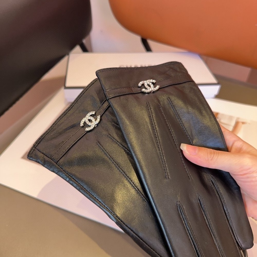 Gloves leather women's фото 11