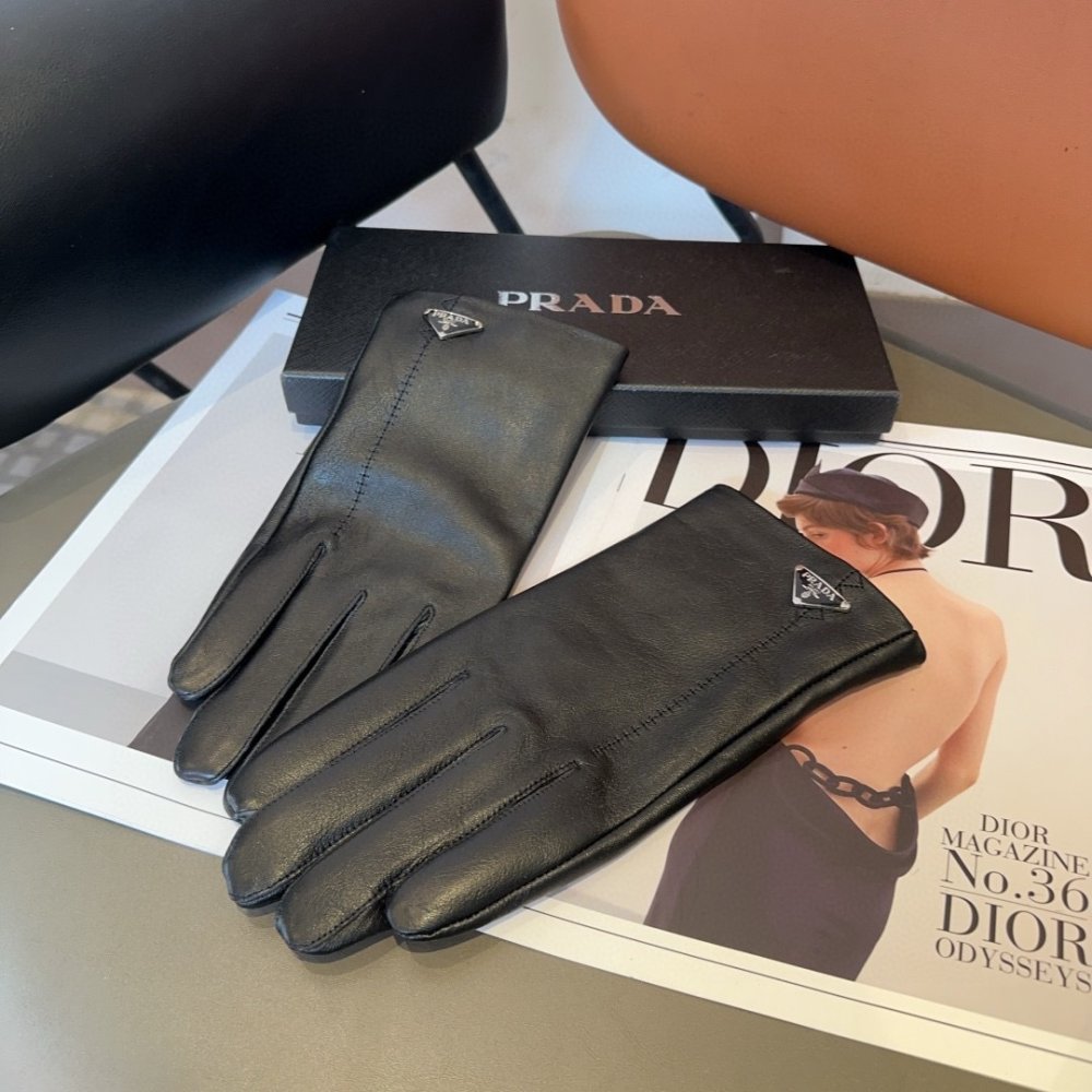 Gloves leather women's фото 11