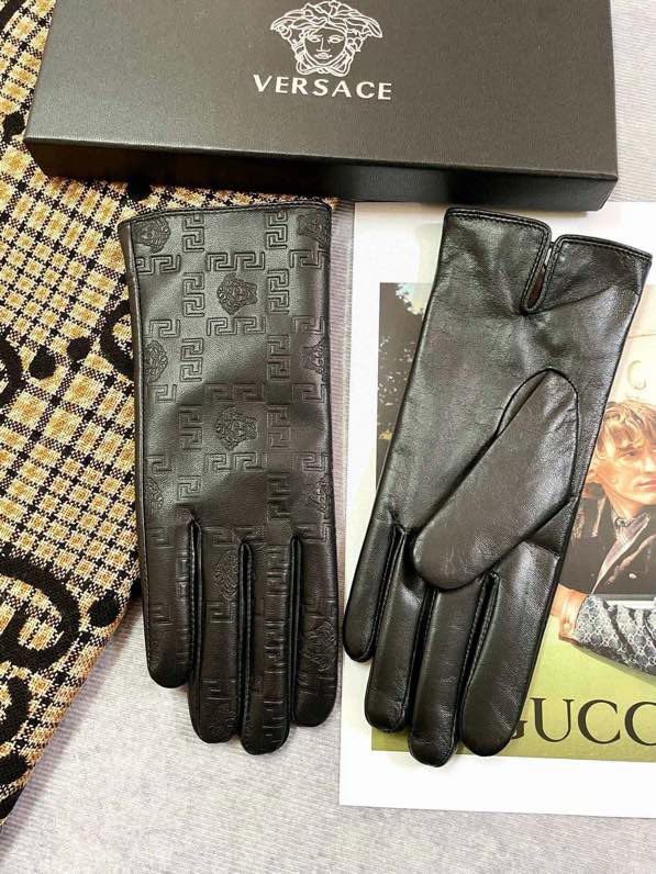 Gloves leather women's