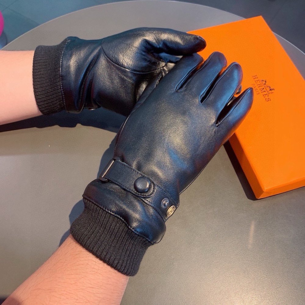 Gloves leather women's