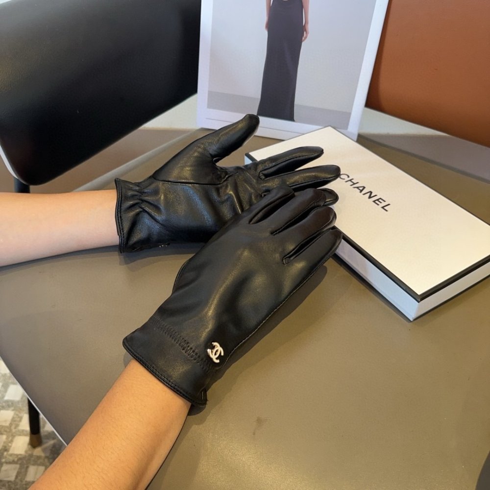 Перчатки кожаные женские фото 2