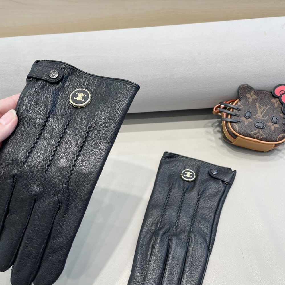 Рукавички шкіряні жіночі фото 2