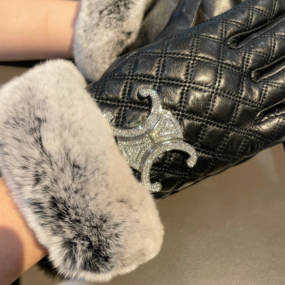 Перчатки кожаные женские фото 2