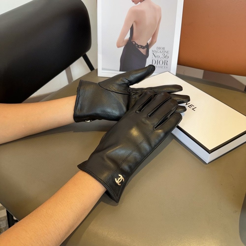 Gloves leather women's фото 2