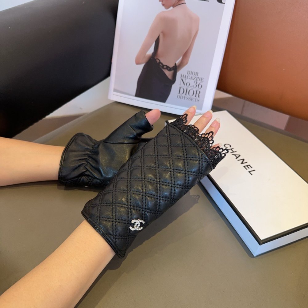 Рукавички шкіряні жіночі фото 2