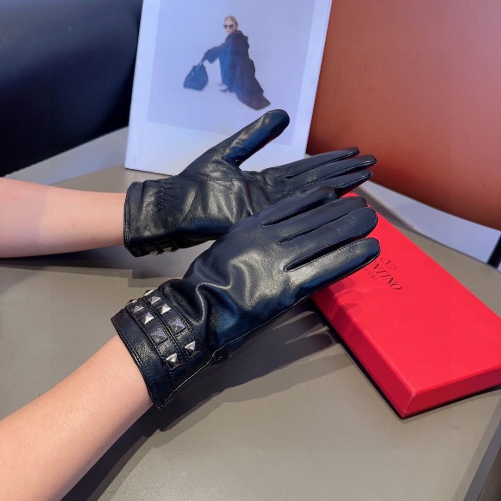 Перчатки кожаные женские фото 2