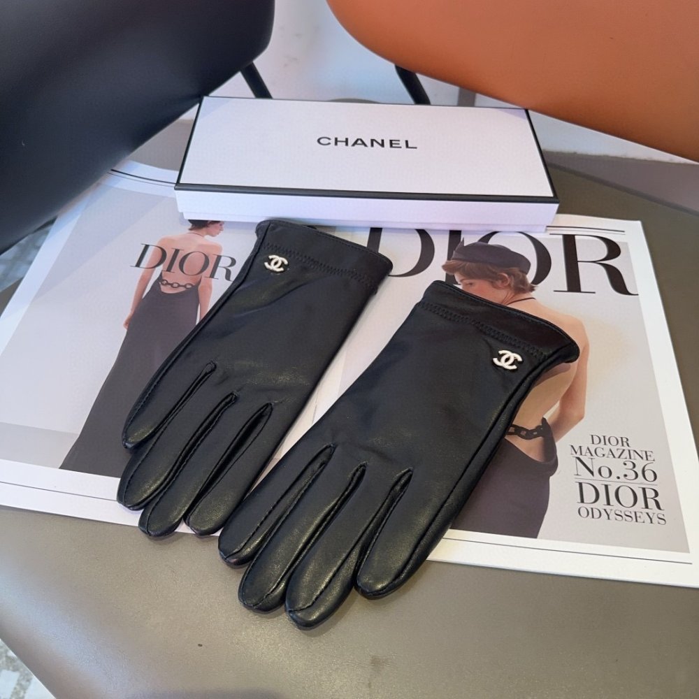 Перчатки кожаные женские фото 3