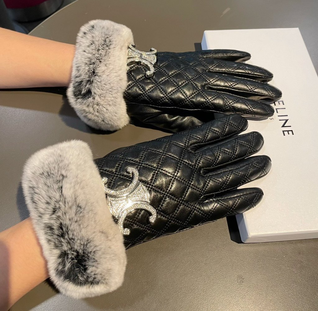 Перчатки кожаные женские фото 3