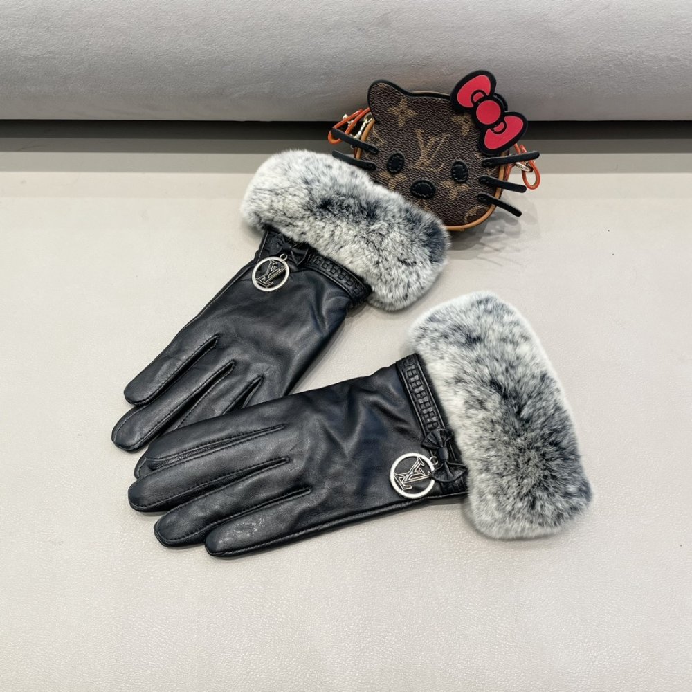 Gloves leather women's фото 3