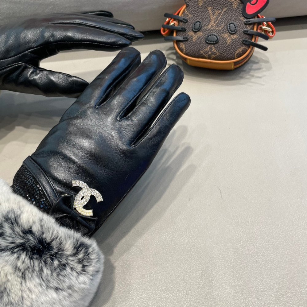 Gloves leather women's фото 3