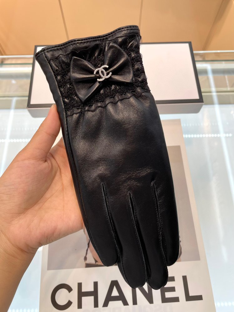 Перчатки кожаные женские фото 4