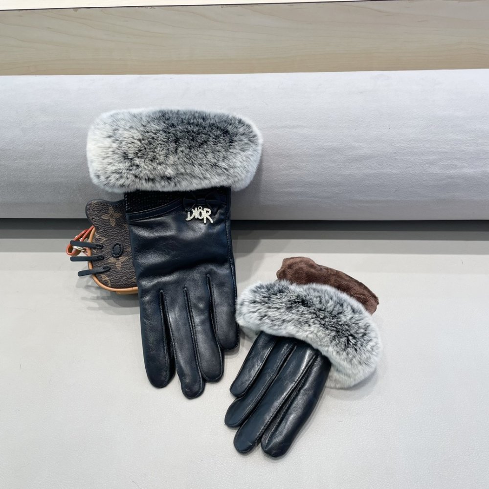 Перчатки кожаные женские фото 4