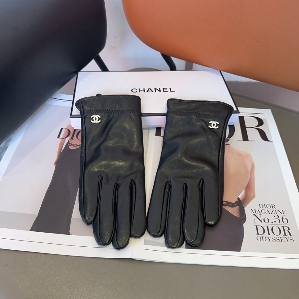 Перчатки кожаные женские фото 4