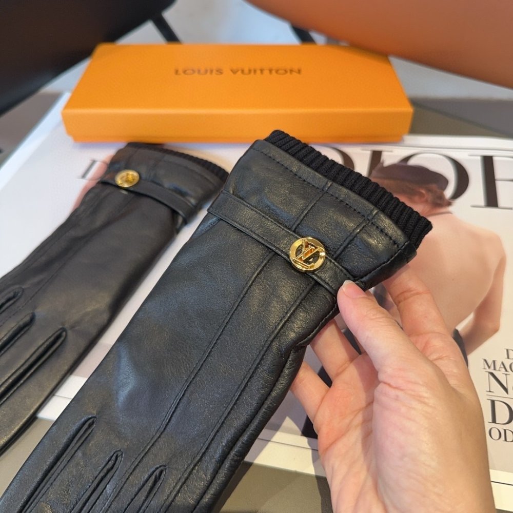 Перчатки кожаные женские фото 4