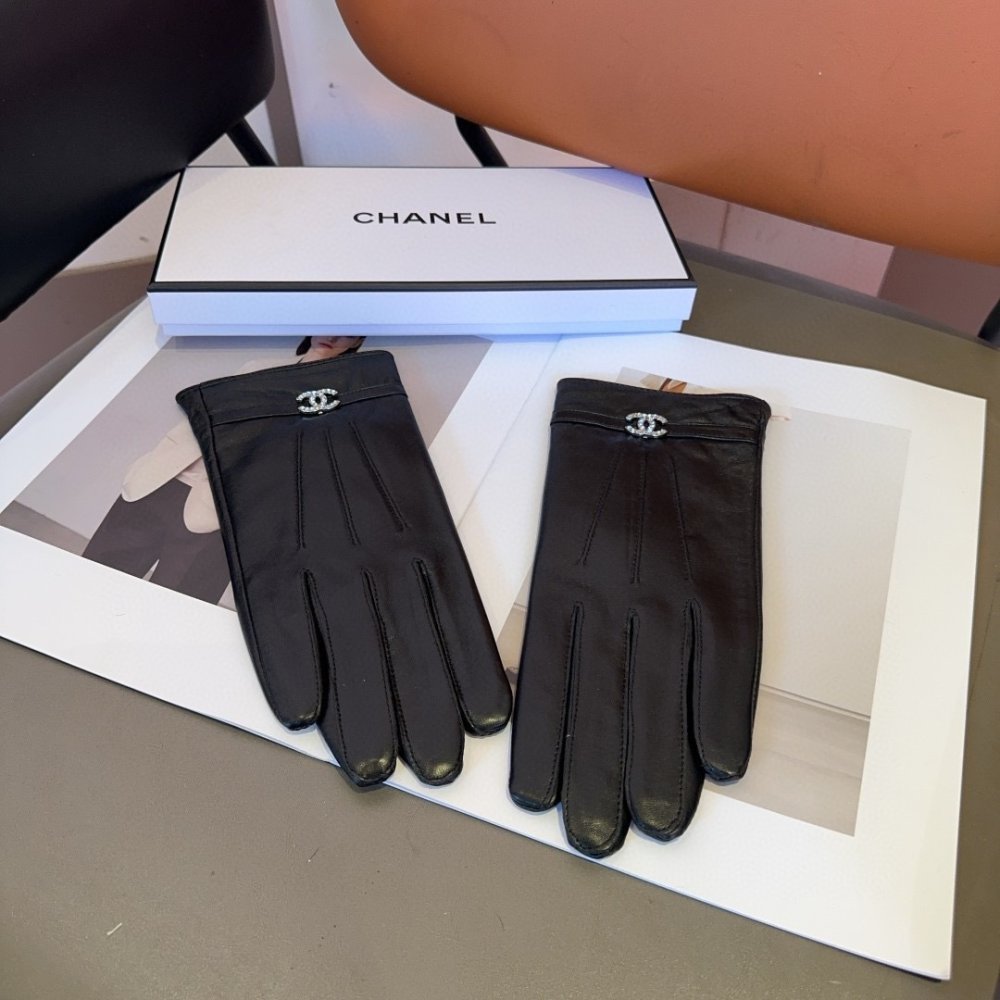 Gloves leather women's фото 4