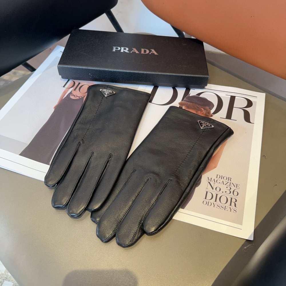 Gloves leather women's фото 4