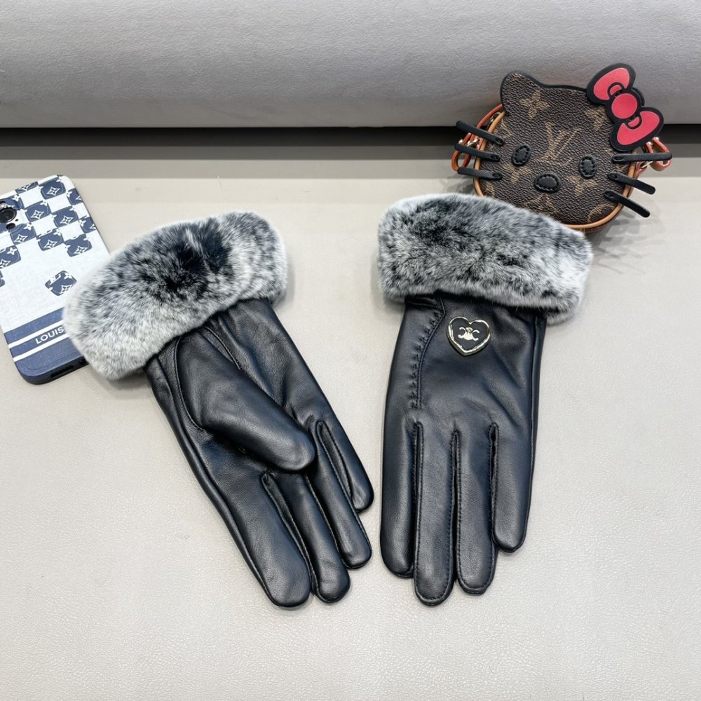 Перчатки кожаные женские фото 4