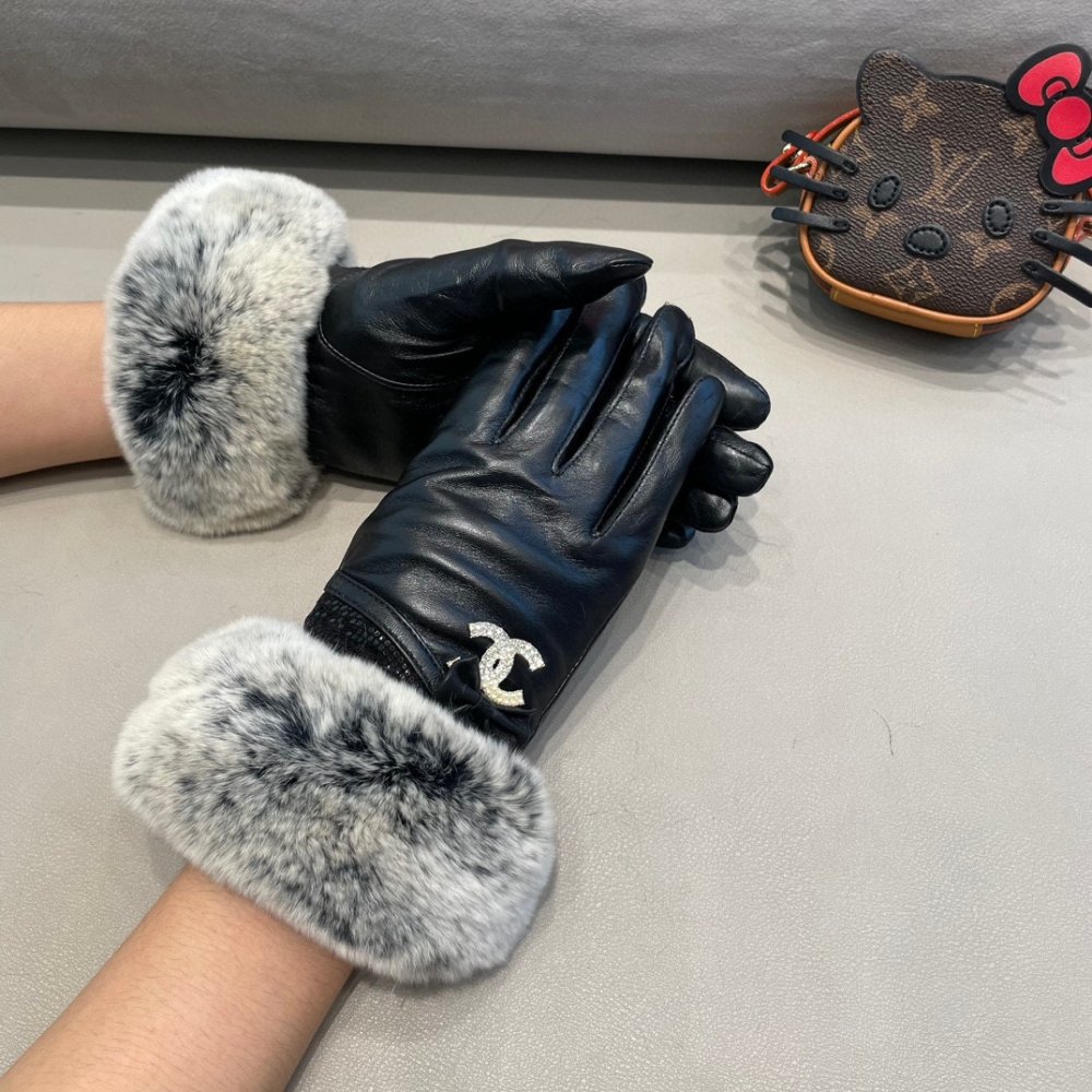 Gloves leather women's фото 4