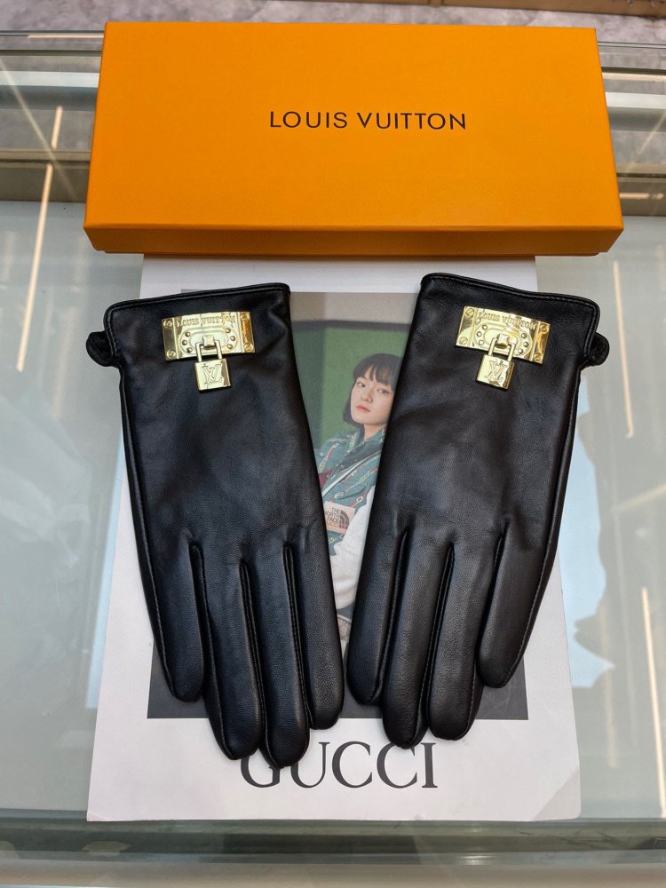 Перчатки кожаные женские фото 5