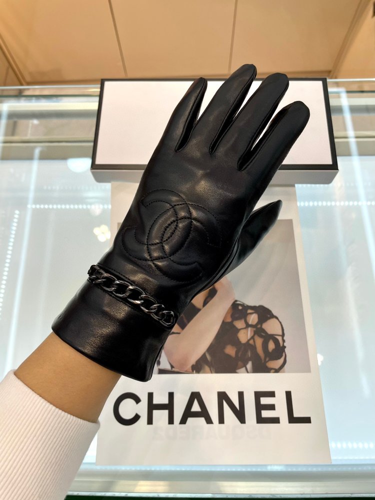 Перчатки кожаные женские фото 5