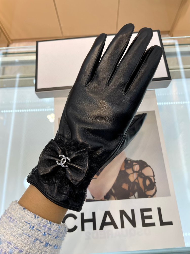 Перчатки кожаные женские фото 5