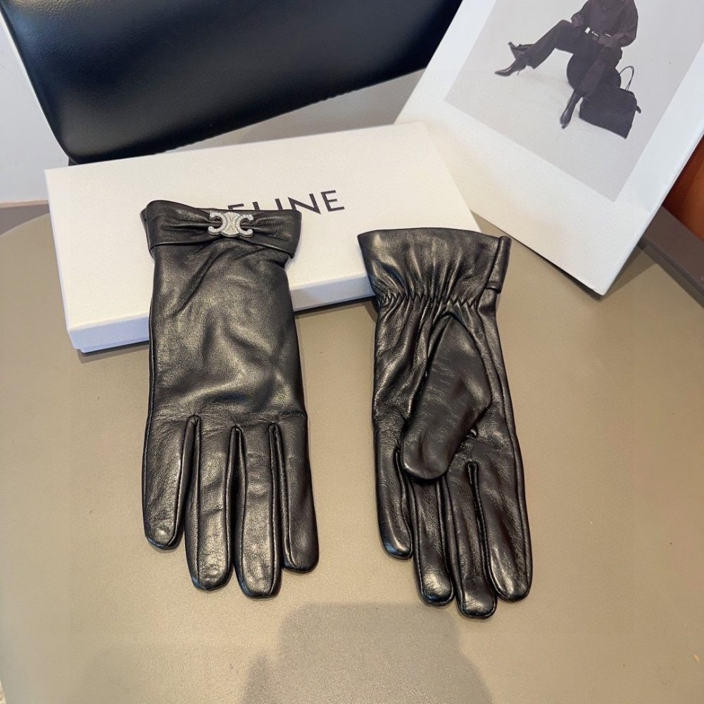 Перчатки кожаные женские фото 5