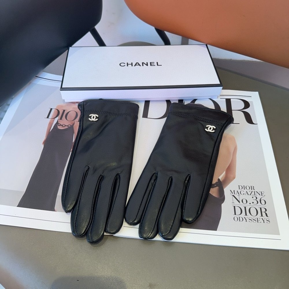 Перчатки кожаные женские фото 5