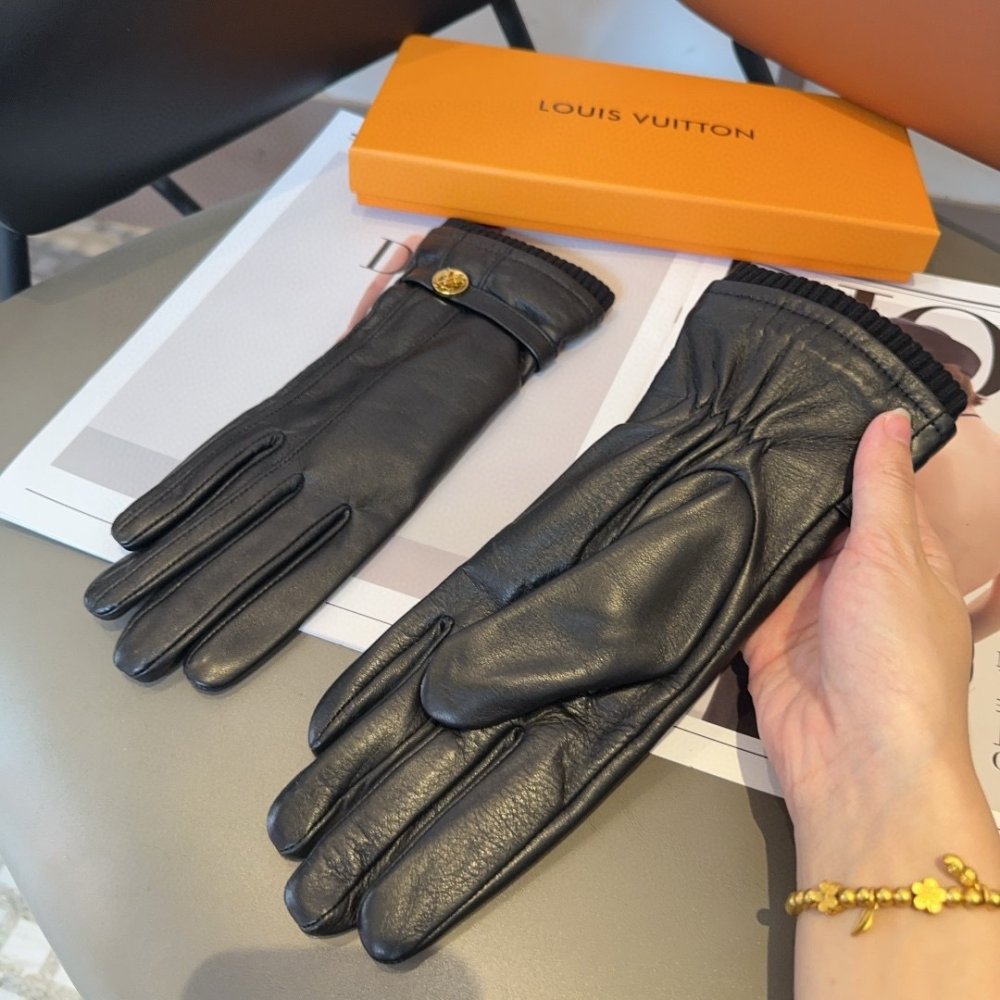 Перчатки кожаные женские фото 5