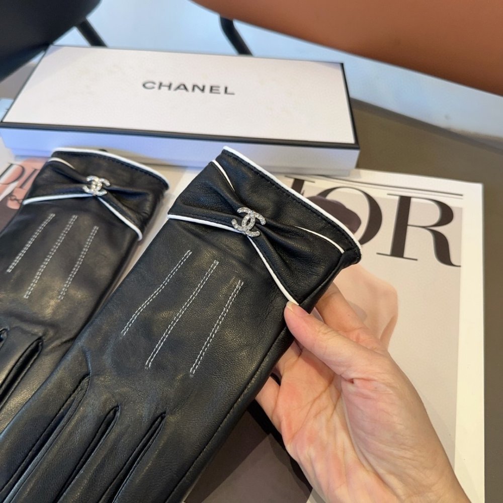 Перчатки кожаные женские фото 5