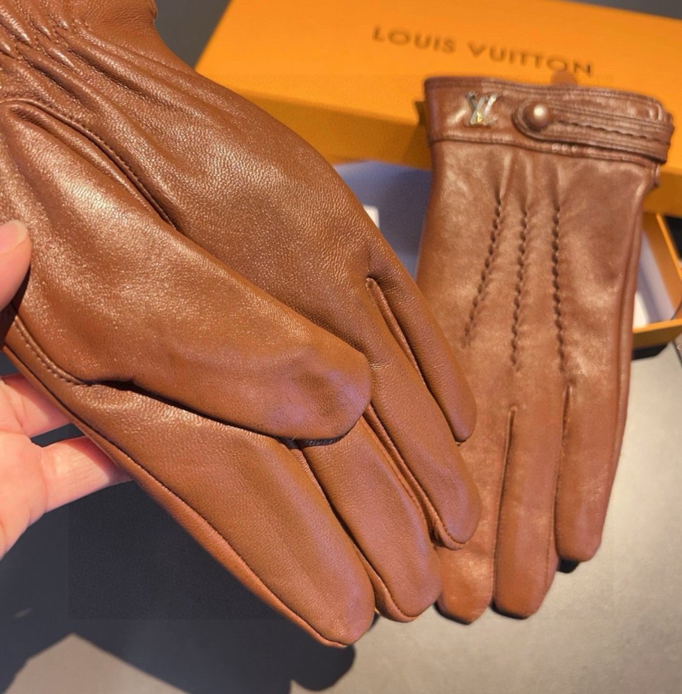 Перчатки кожаные женские фото 5