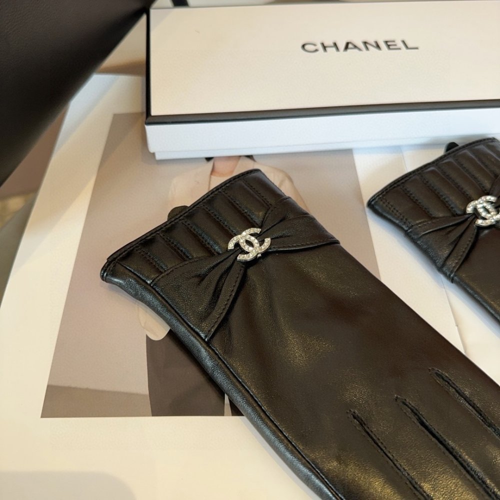 Gloves leather women's фото 5