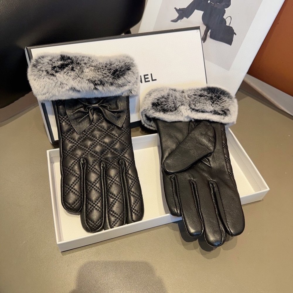 Gloves leather women's фото 5