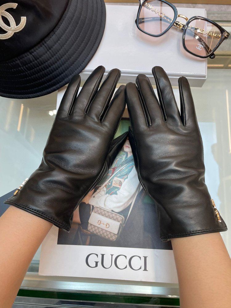 Перчатки кожаные женские фото 6