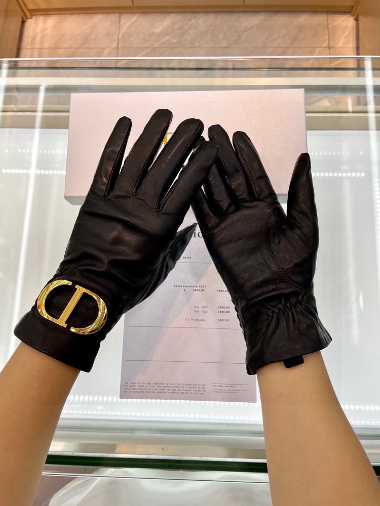 Перчатки кожаные женские фото 6