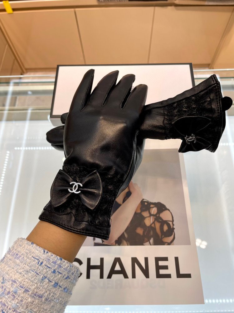 Перчатки кожаные женские фото 6