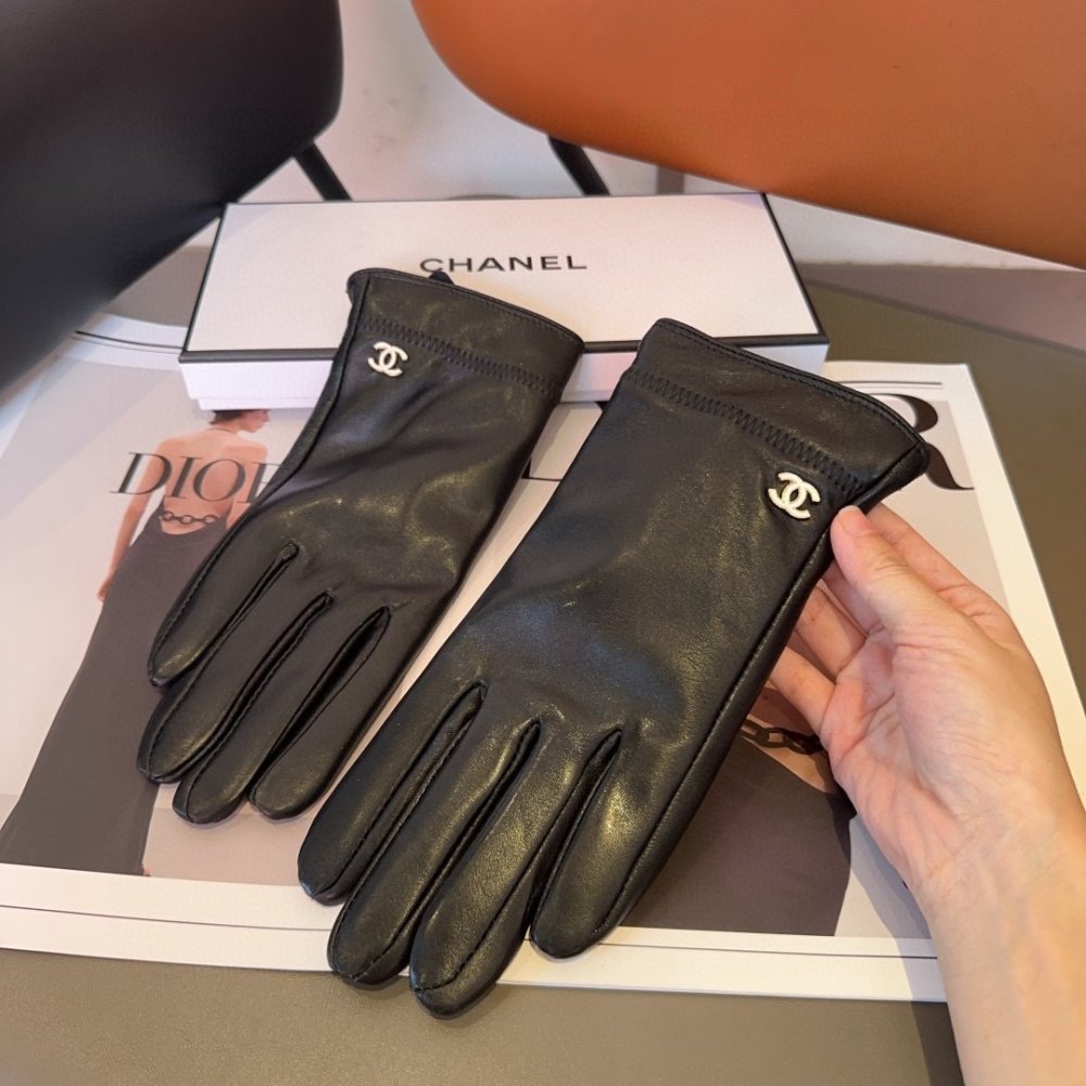 Перчатки кожаные женские фото 6