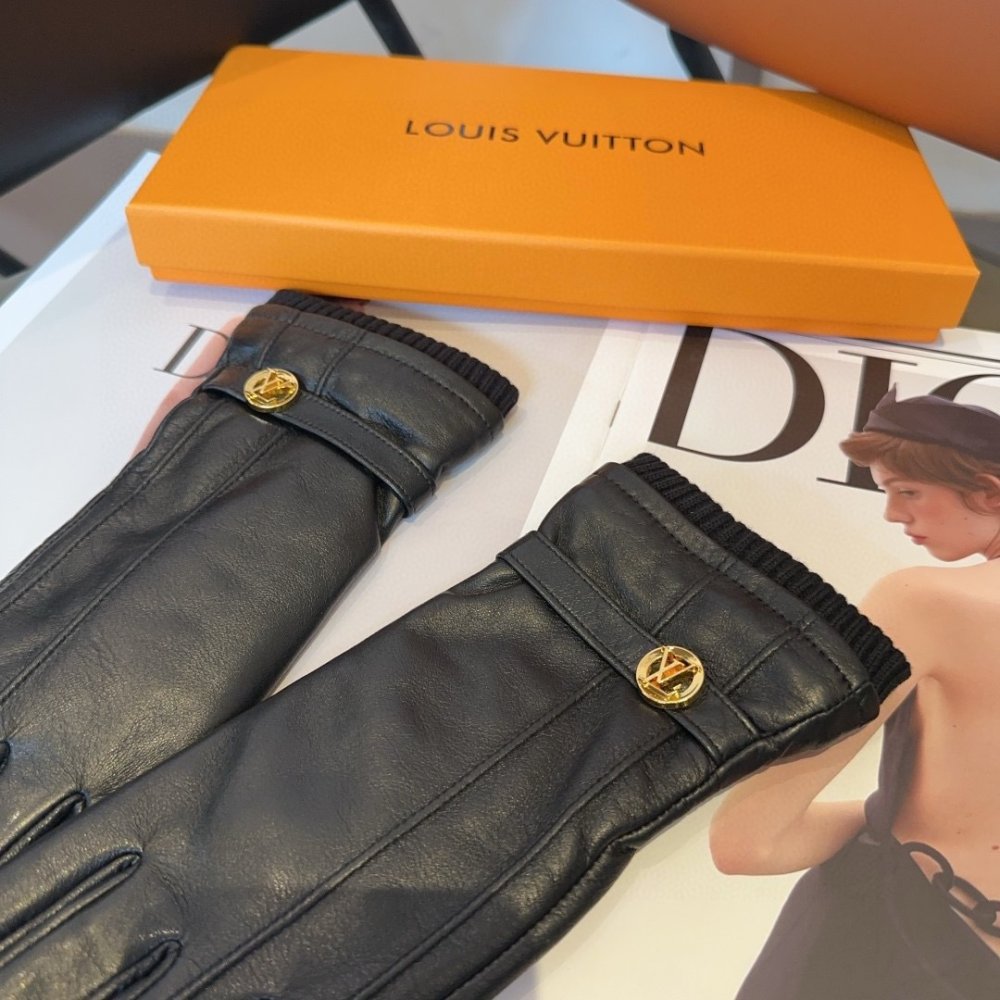 Перчатки кожаные женские фото 6